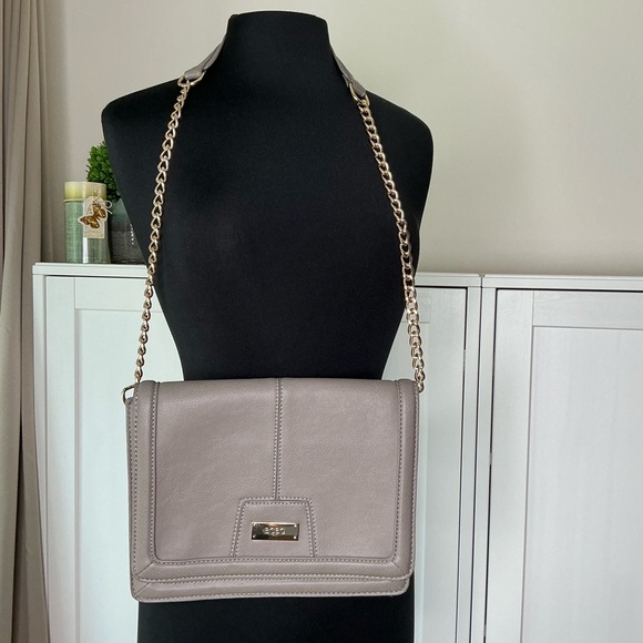 BCBG Chained Crossbody Bag in Taupe - Picture 2 of 13